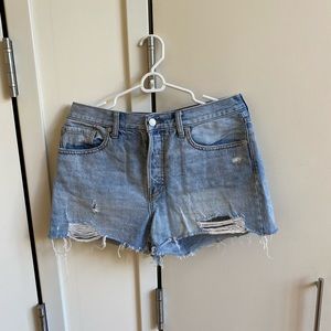 Free People Jean Shorts